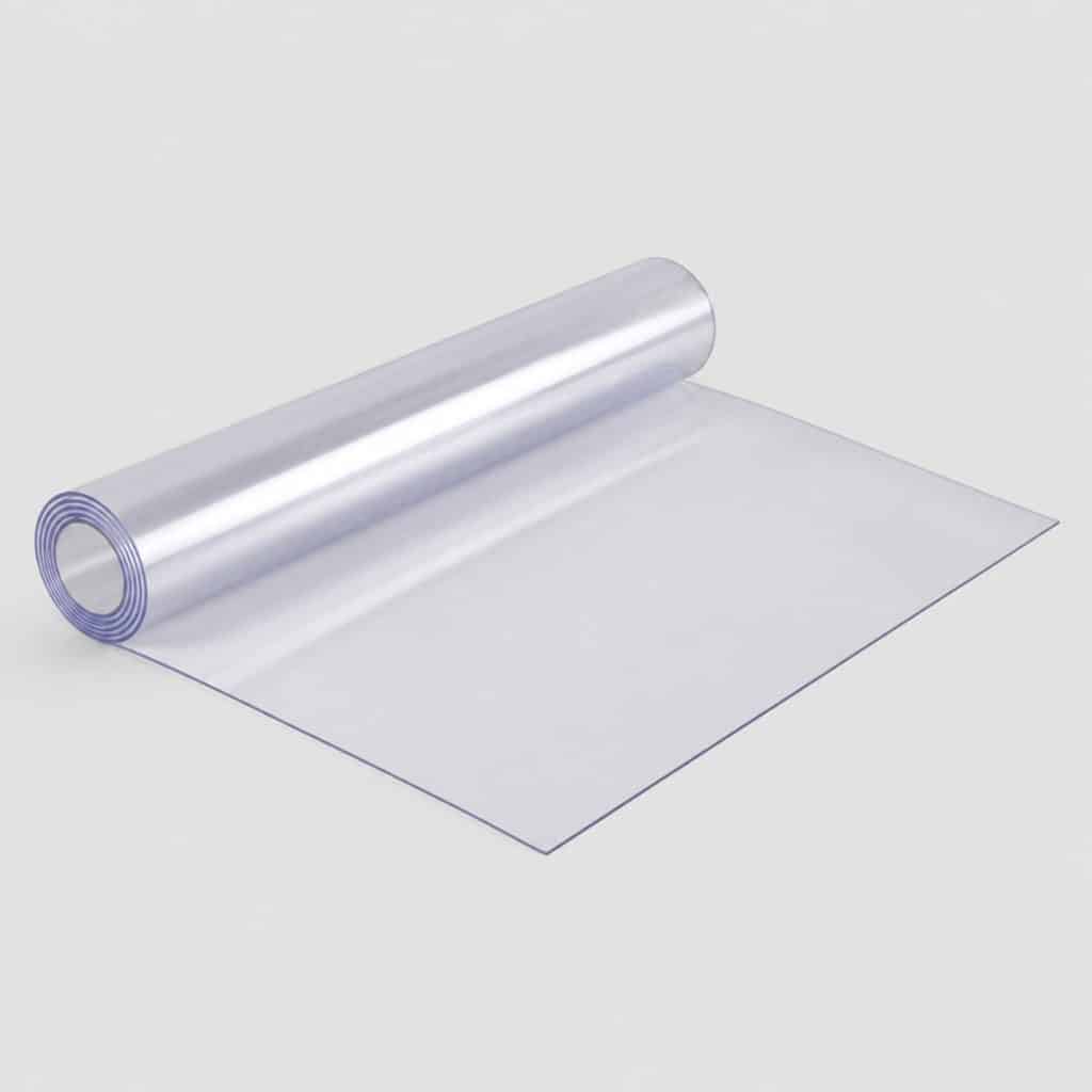 Nappe transparente épaisse sur mesure, rouleau de PVC